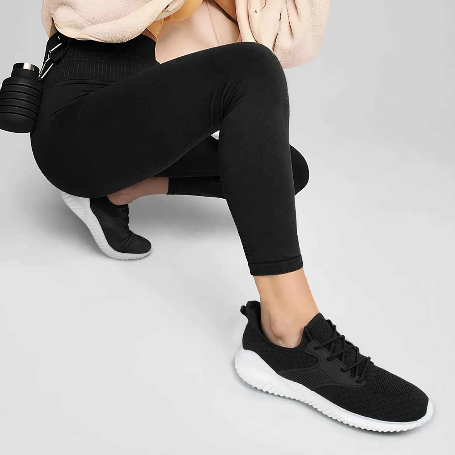 ATHMILE Womens Walking Shoes Lightweight Men Tennis Shoes Slip On Memory Foam Casual Sneakers for Gym Travel Work Outdoor Road