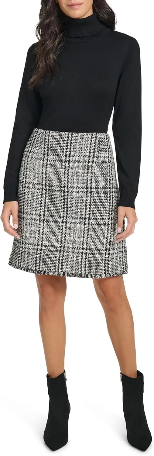 Calvin Klein Women's Casual Zipper Mini Skirt