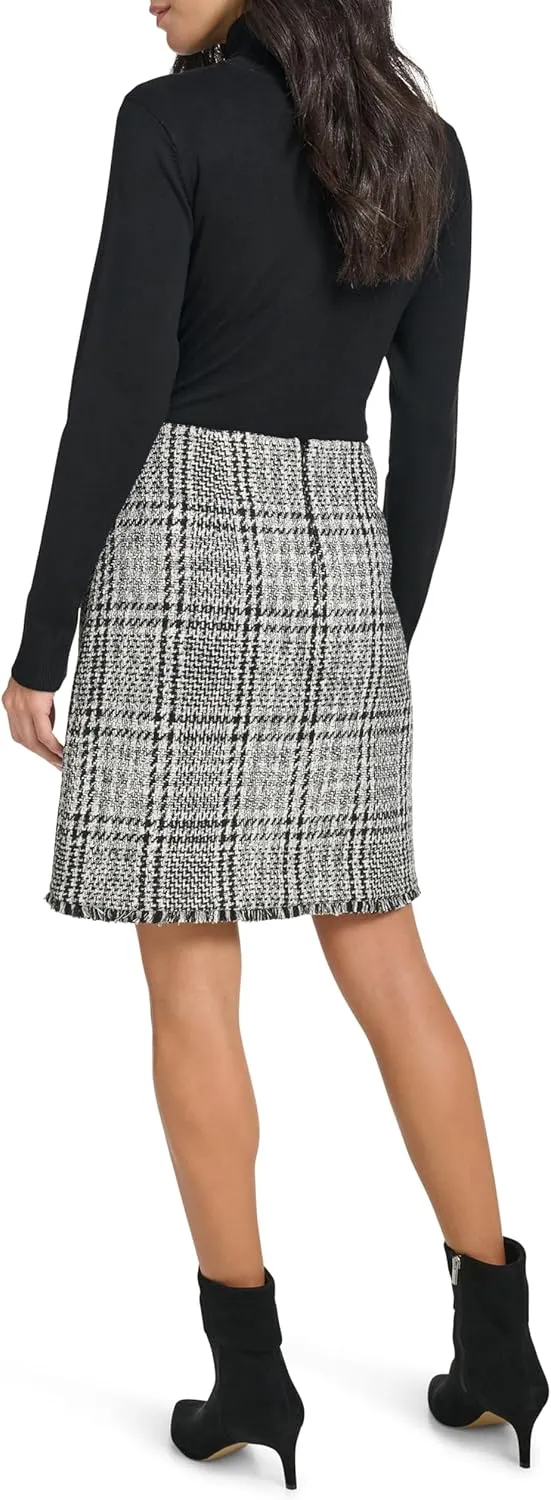 Calvin Klein Women's Casual Zipper Mini Skirt