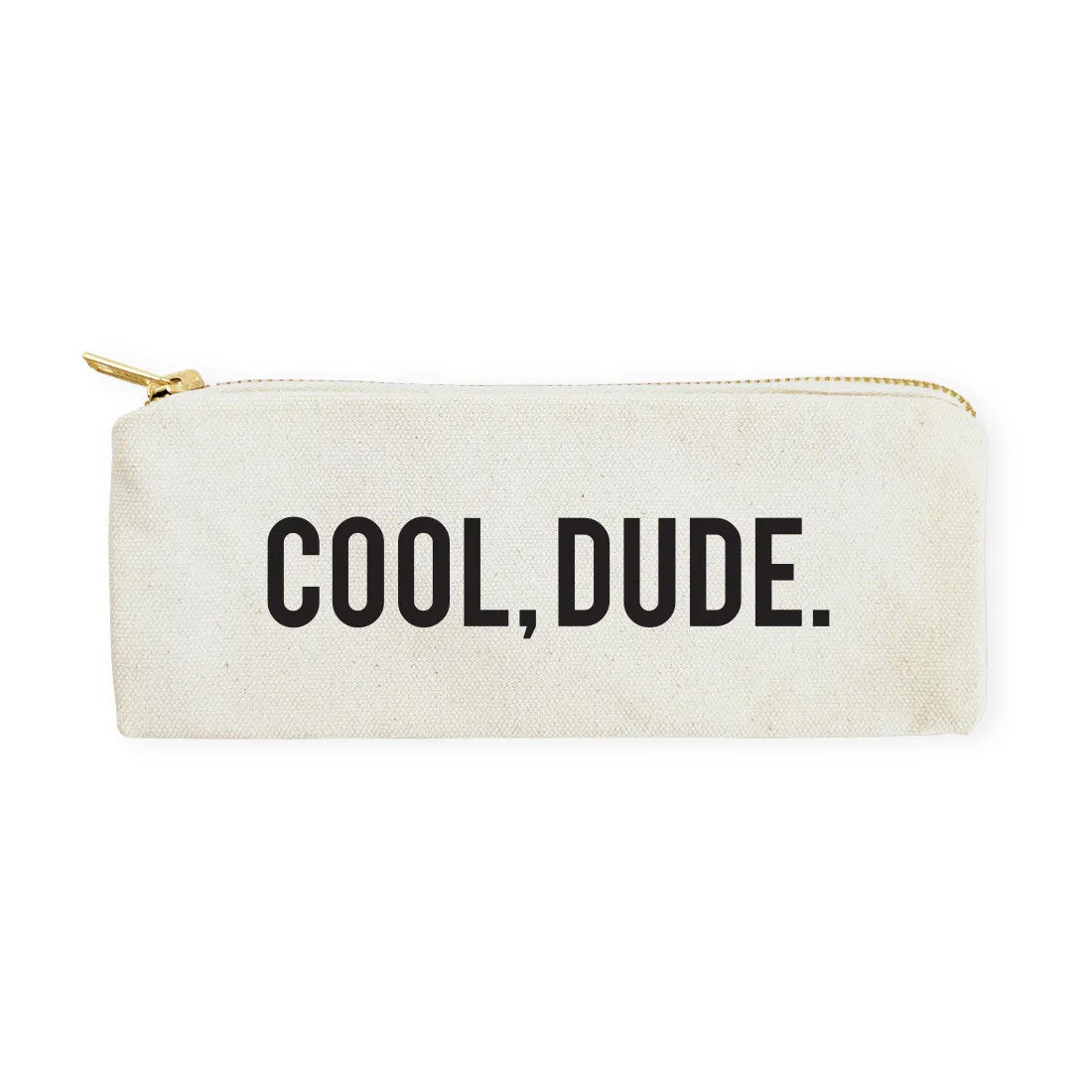 Cool Dude Cotton Canvas Pencil Case and Travel Pouch by The Cotton & Canvas Co.
