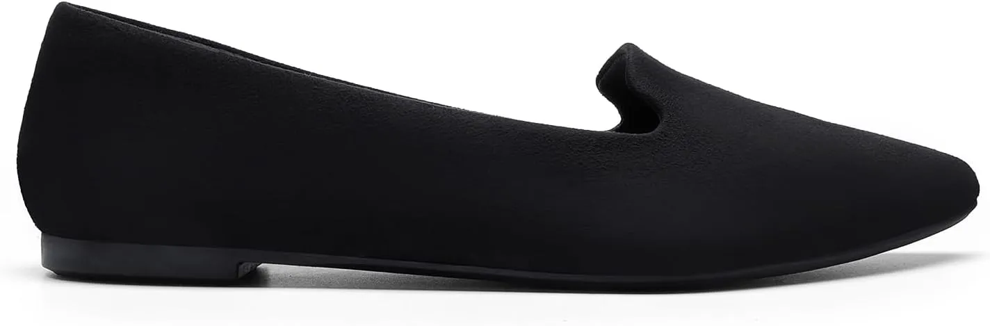 DREAM PAIRS Women's Flats, Pointed Toe Slip-On Dressy Flat Shoes, Comfortable Business Casual Dress Shoes for Office Work