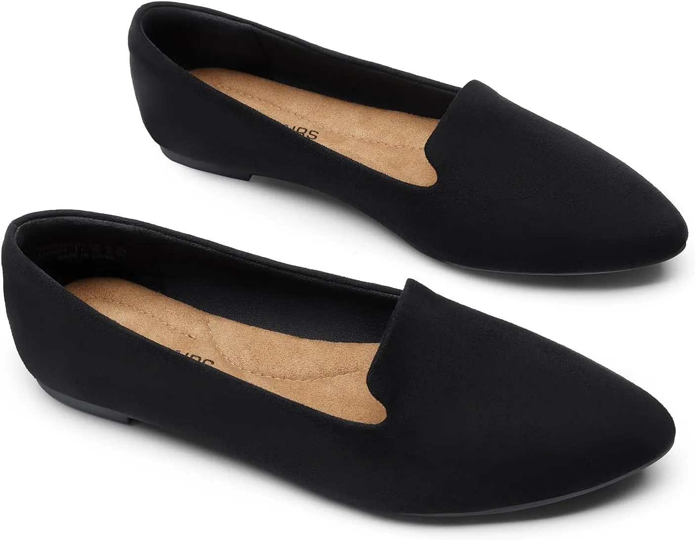 DREAM PAIRS Women's Flats, Pointed Toe Slip-On Dressy Flat Shoes, Comfortable Business Casual Dress Shoes for Office Work