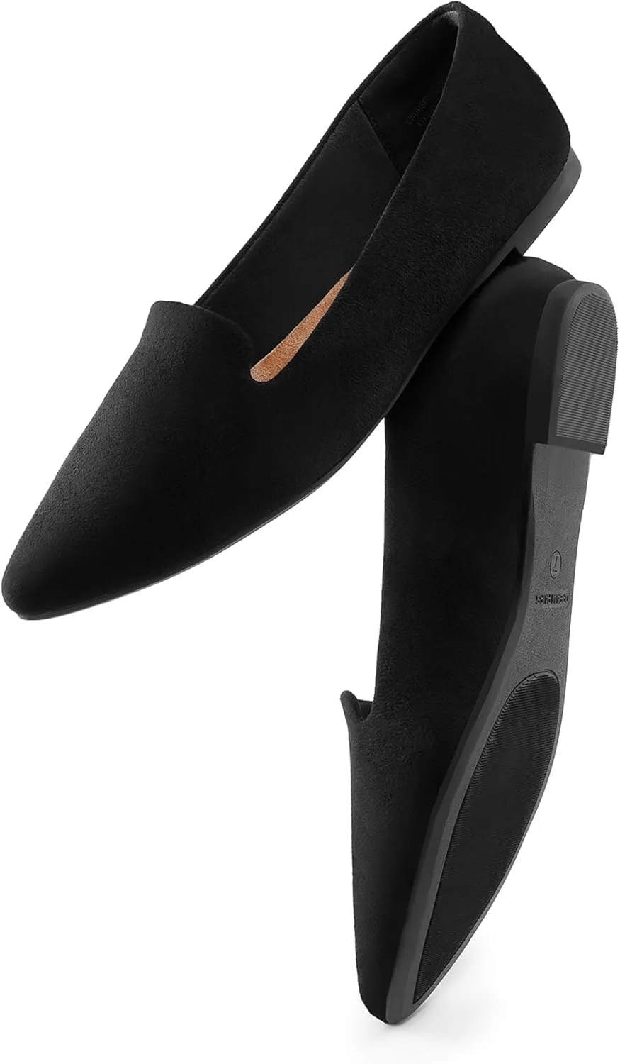 DREAM PAIRS Women's Flats, Pointed Toe Slip-On Dressy Flat Shoes, Comfortable Business Casual Dress Shoes for Office Work