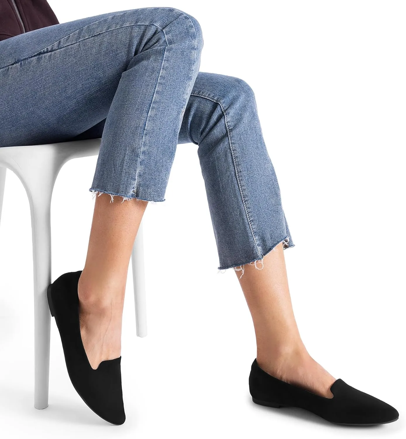 DREAM PAIRS Women's Flats, Pointed Toe Slip-On Dressy Flat Shoes, Comfortable Business Casual Dress Shoes for Office Work