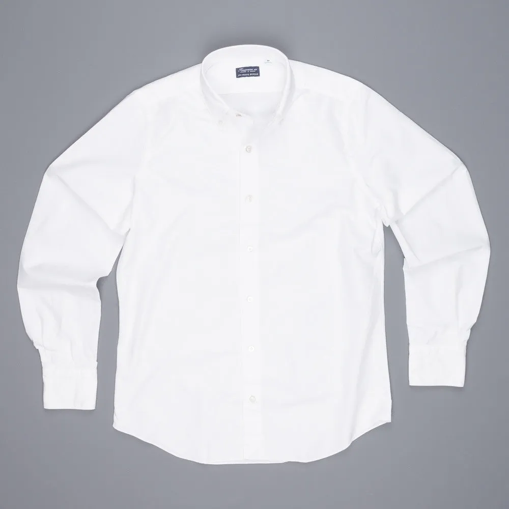 Finamore Gaeta shirt Lucio button down collar white oxford