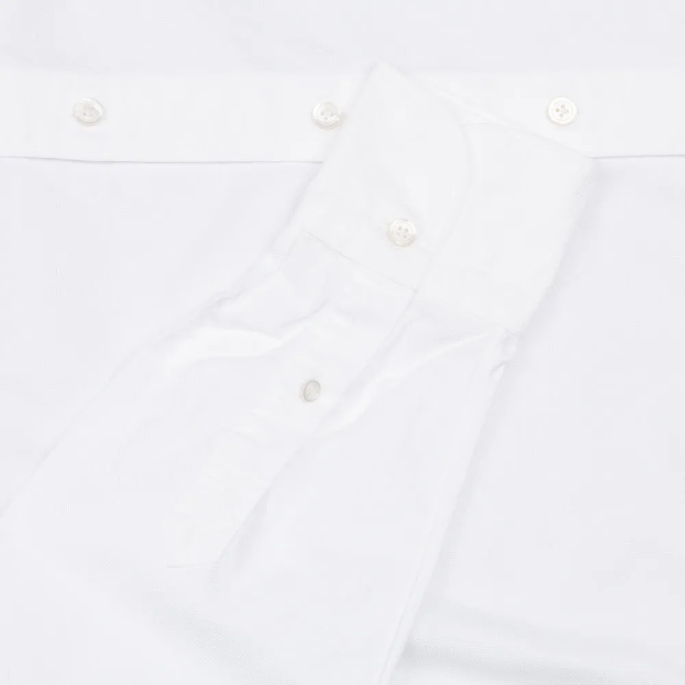 Finamore Gaeta shirt Lucio button down collar white oxford