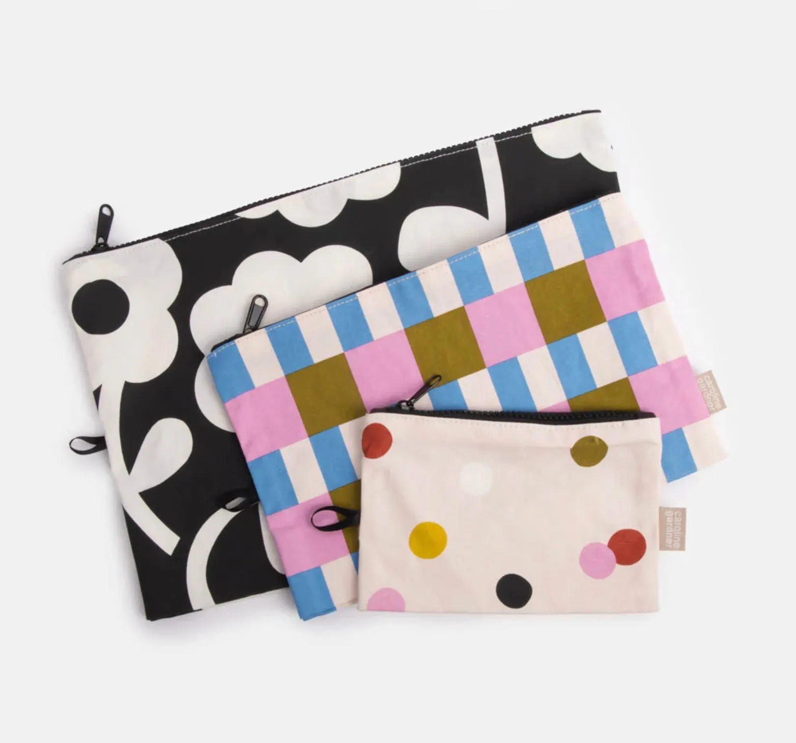 Flower/Stripe/Dotty Travel Pouches