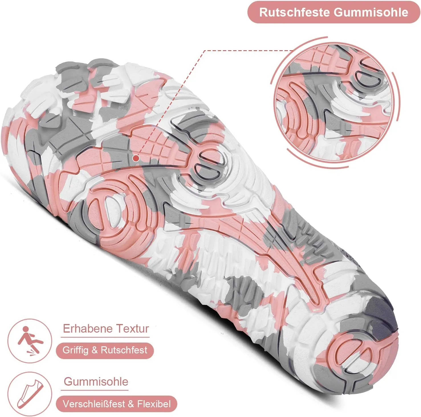 Hike Barefoot Shoes, Pro Barefoot Shoes Women Men Footwear, Athletic Hiking Minimalist Water Shoe Breathable Quick Dry Zero Drop Trail Running Shoe with Non-Slip Sole & Wide Toe Box