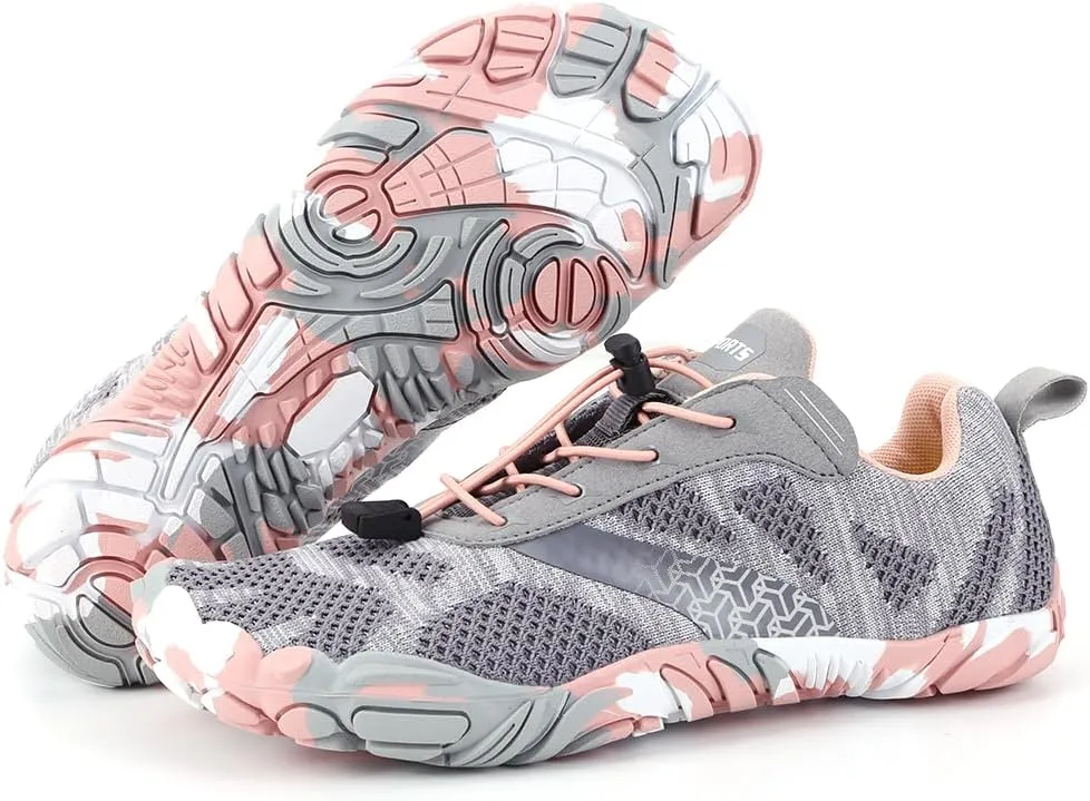 Hike Barefoot Shoes, Pro Barefoot Shoes Women Men Footwear, Athletic Hiking Minimalist Water Shoe Breathable Quick Dry Zero Drop Trail Running Shoe with Non-Slip Sole & Wide Toe Box