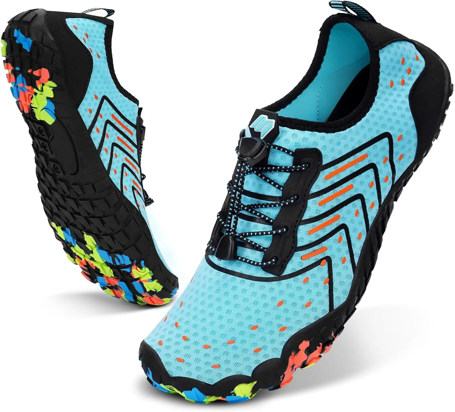 Hike Barefoot Water Shoes Women Men Footwear Wide Toe Quick-Dry Pro Barefoot Swim Beach Breathable Grounding Shoes Non-Slip Aqua Socks Shoe for Pool Walking Kayaking Hiking Surfing