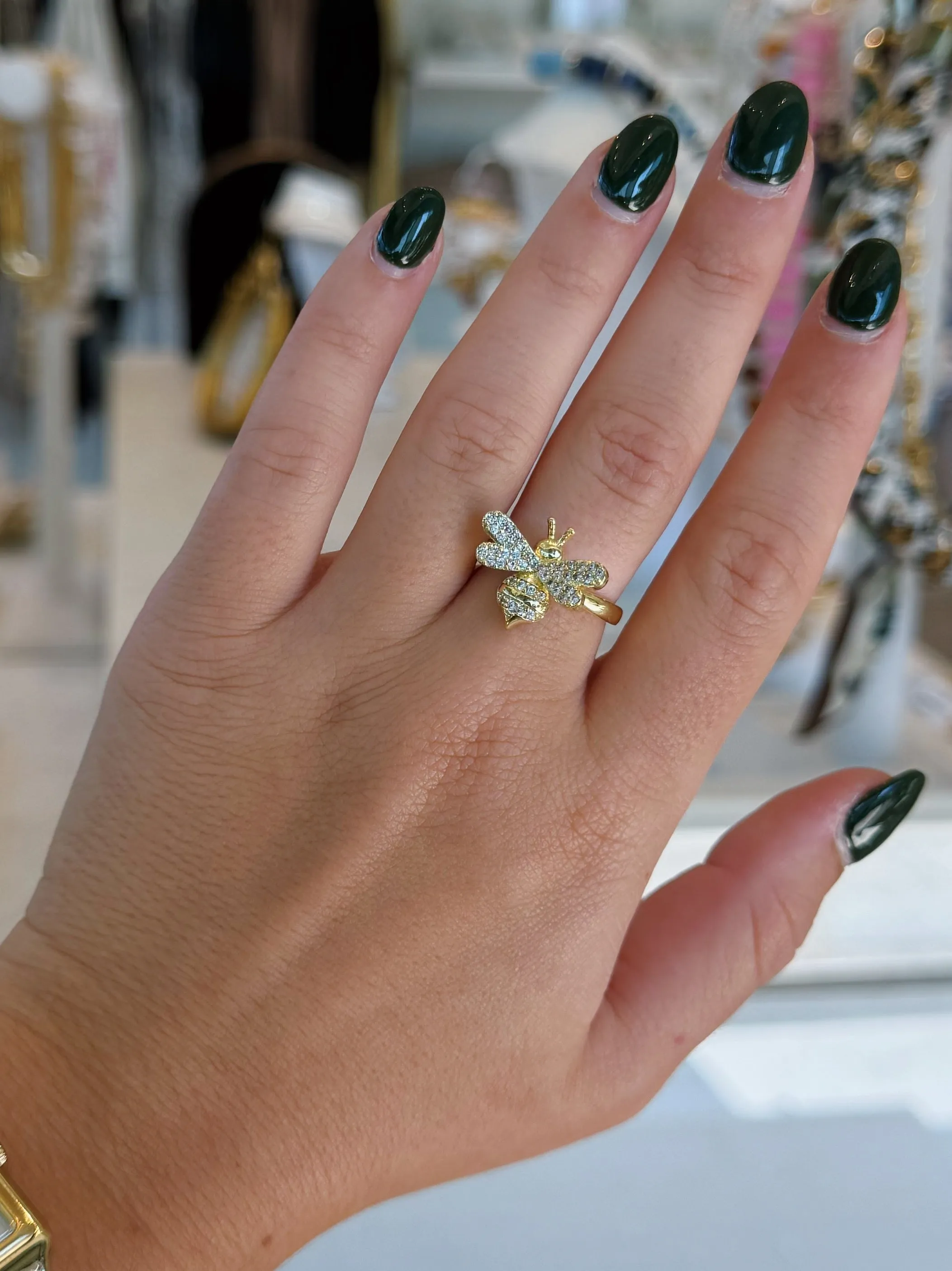 Honey Bee Ring - Water Resistant