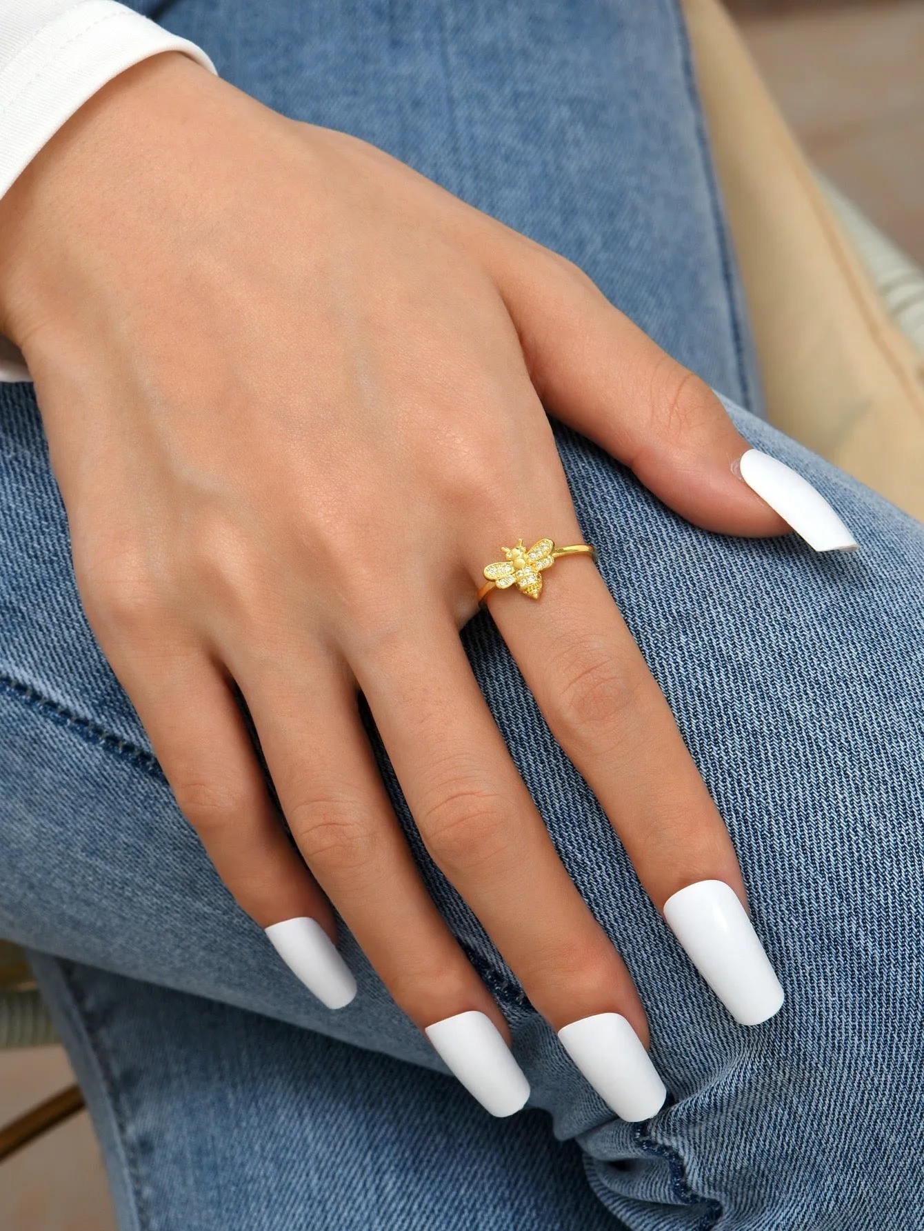 Honey Bee Ring - Water Resistant