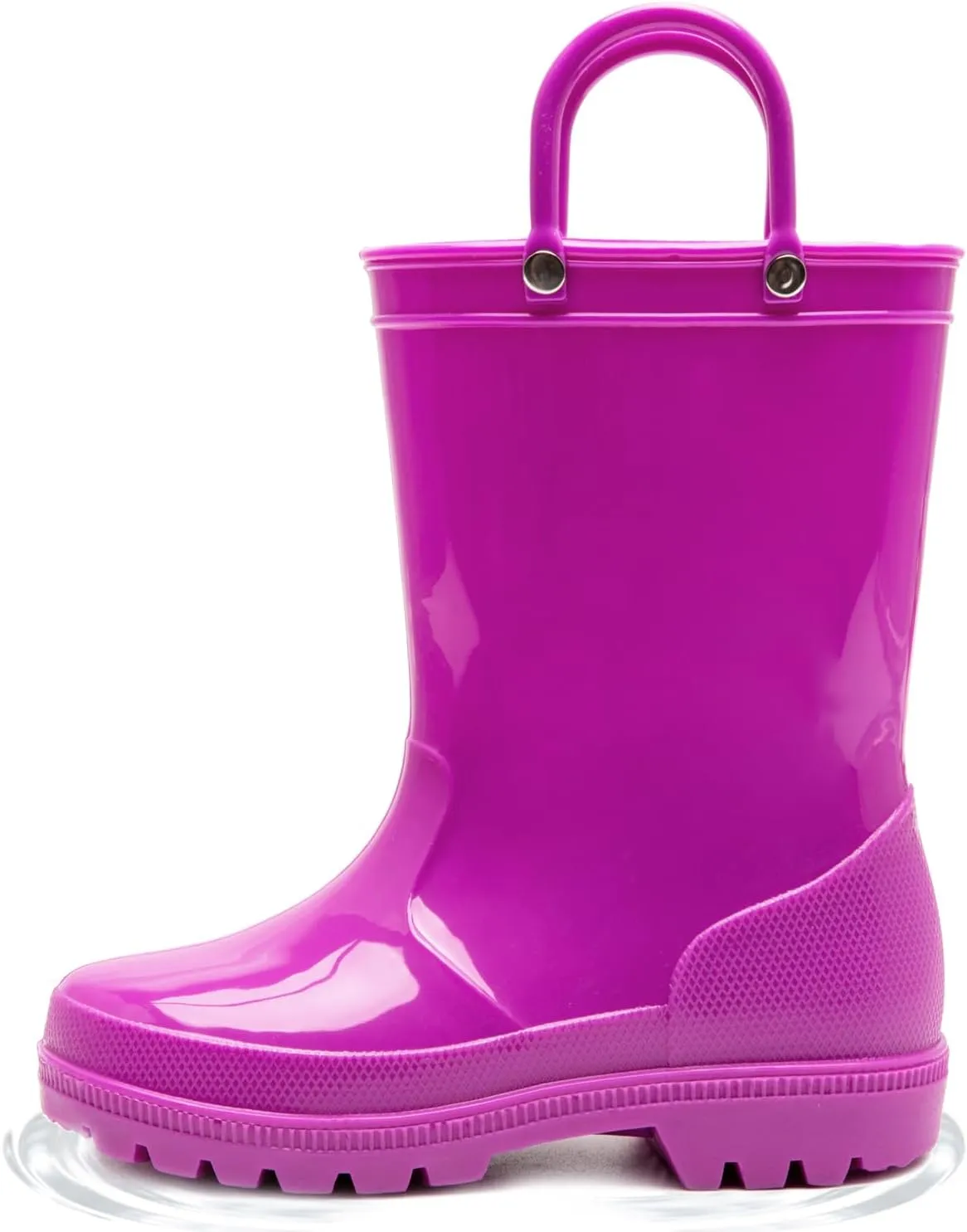 HugRain Toddler Kids Lightweight Adorable Rain Boots