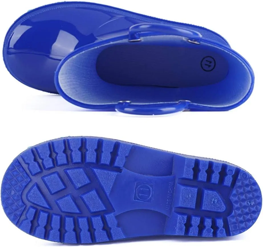 HugRain Toddler Kids Lightweight Adorable Rain Boots