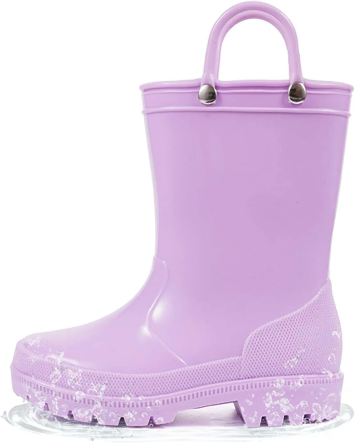 HugRain Toddler Kids Lightweight Adorable Rain Boots