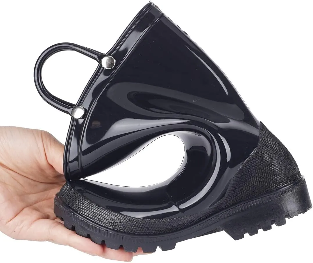 HugRain Toddler Kids Lightweight Adorable Rain Boots