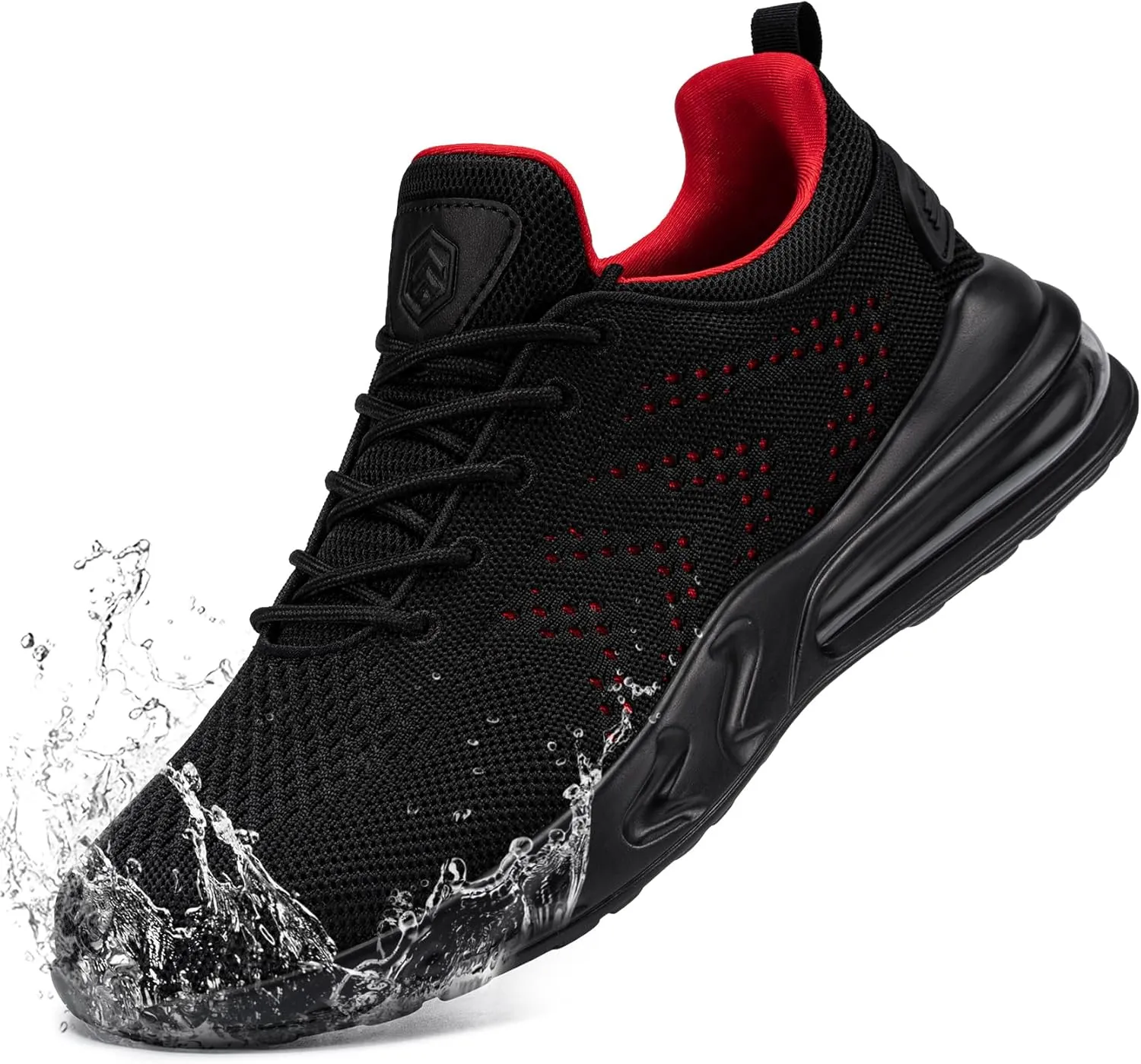 LARNMERN Mens Non Slip Work Shoes Slip On Water Resistant Walking Sneakers Zapatos Trabajo Waterproof Food Service Chef Kitchen
