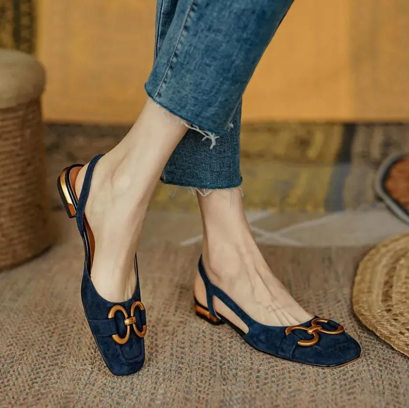 Lillian - Chic Slingback Flats