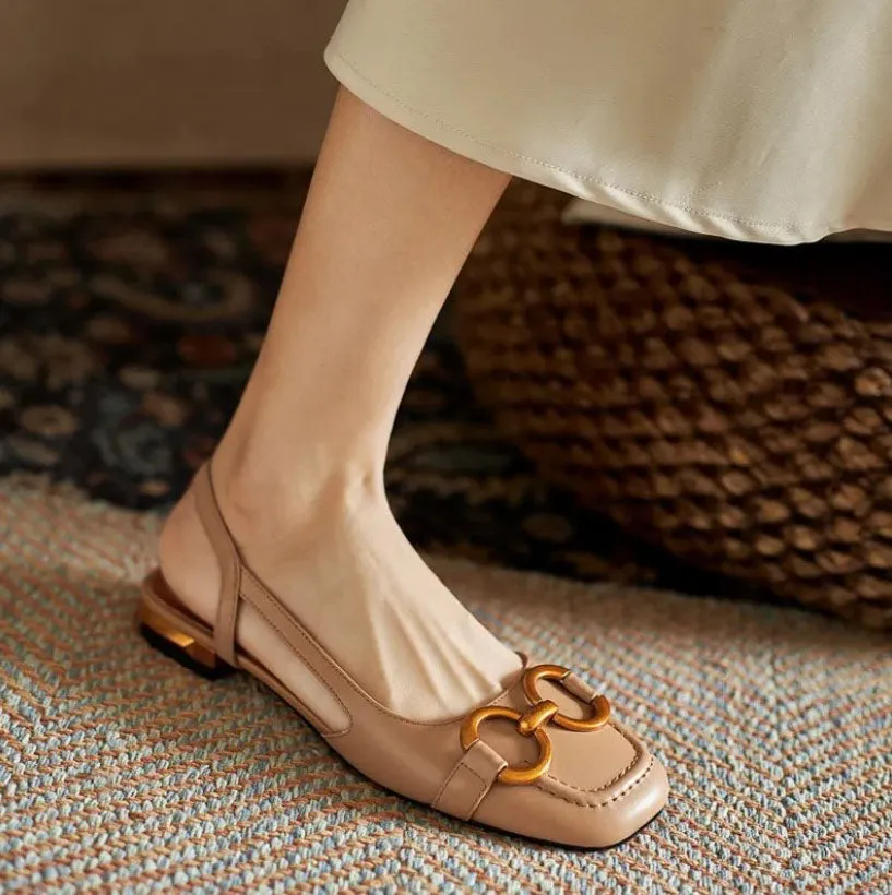 Lillian - Chic Slingback Flats