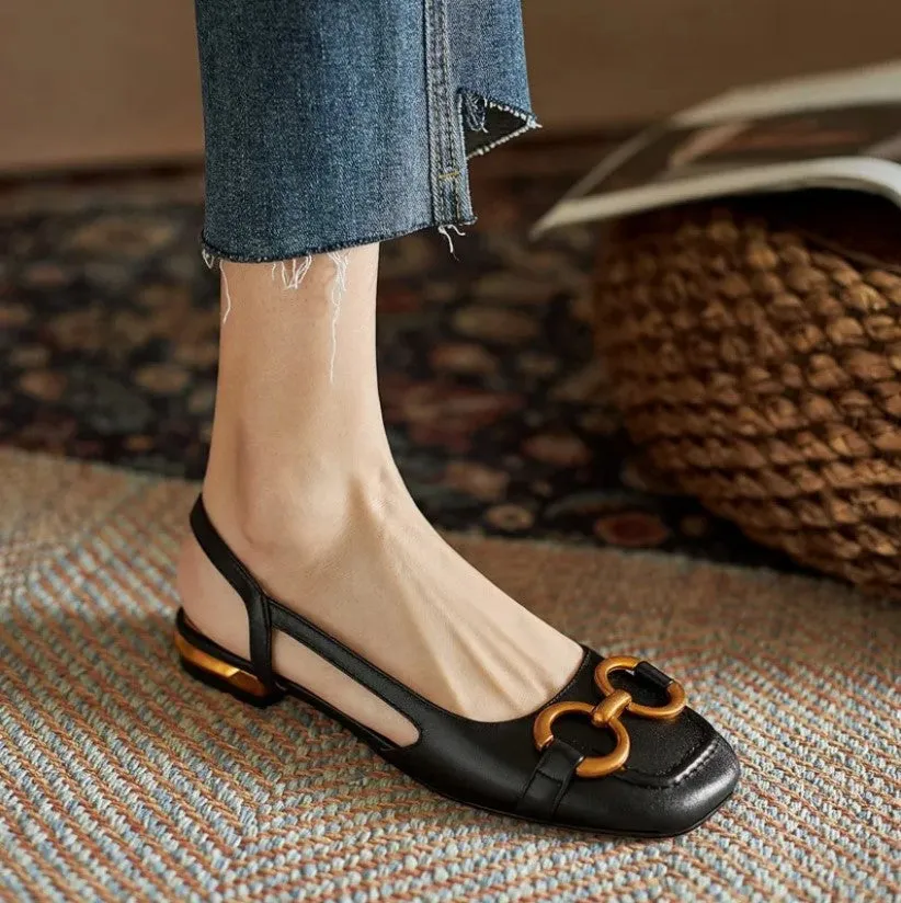 Lillian - Chic Slingback Flats