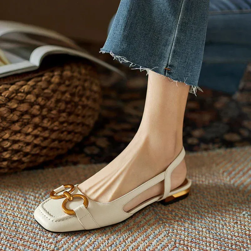 Lillian - Chic Slingback Flats