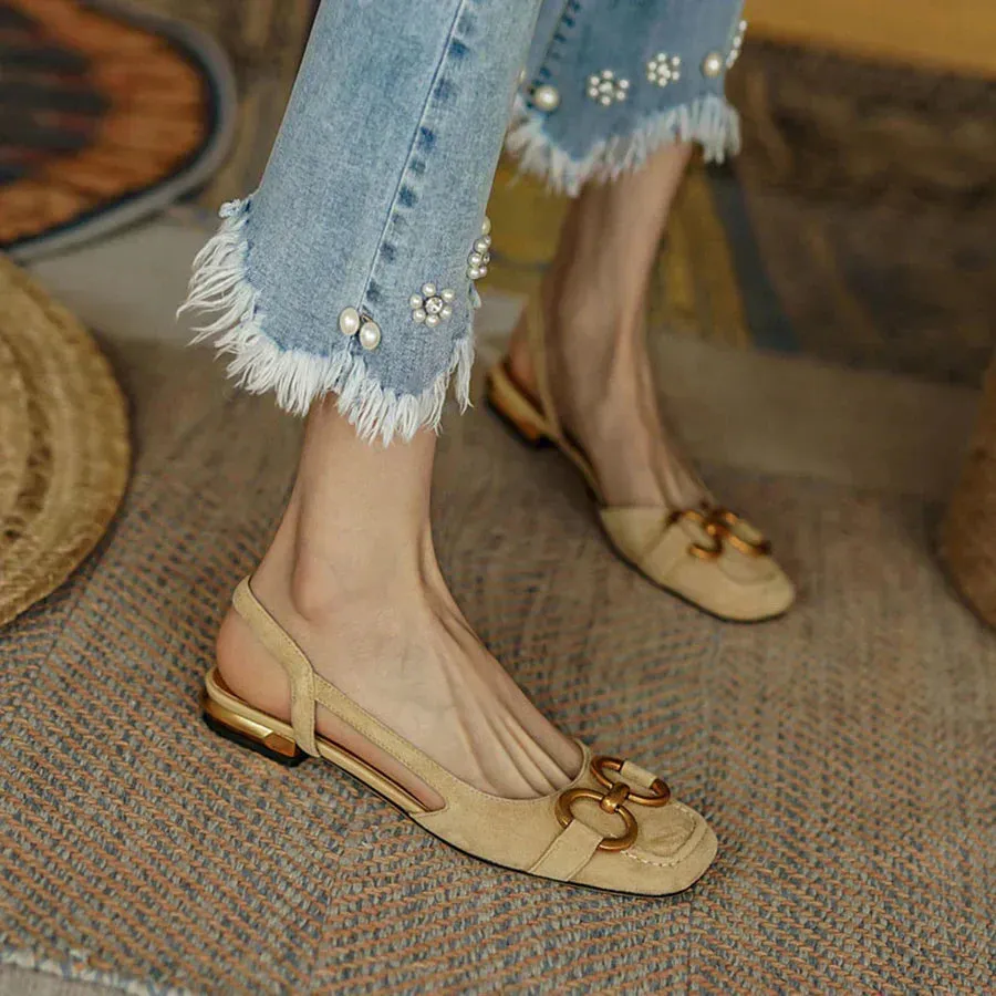 Lillian - Chic Slingback Flats