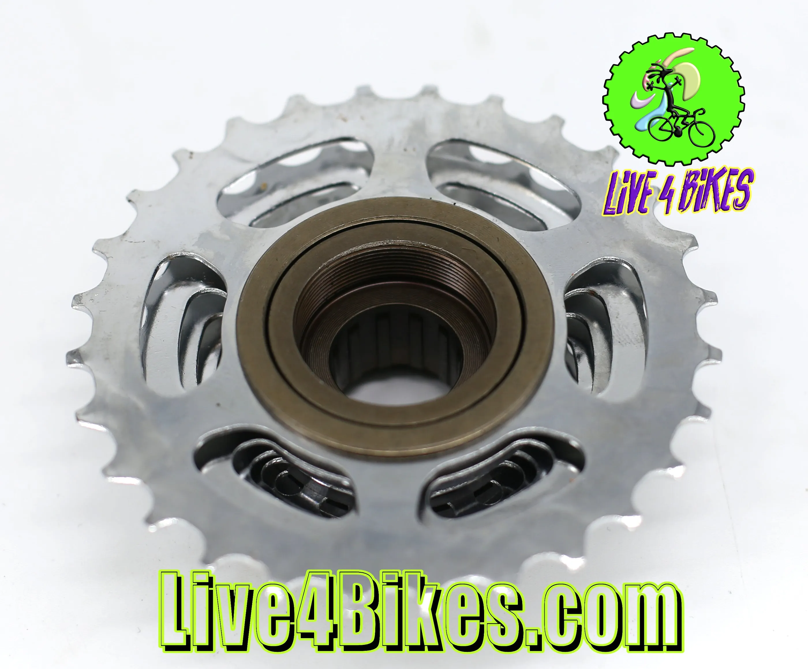 Monsoon 7 Speed Freewheel Chrome 13-28T -Live4Bikes