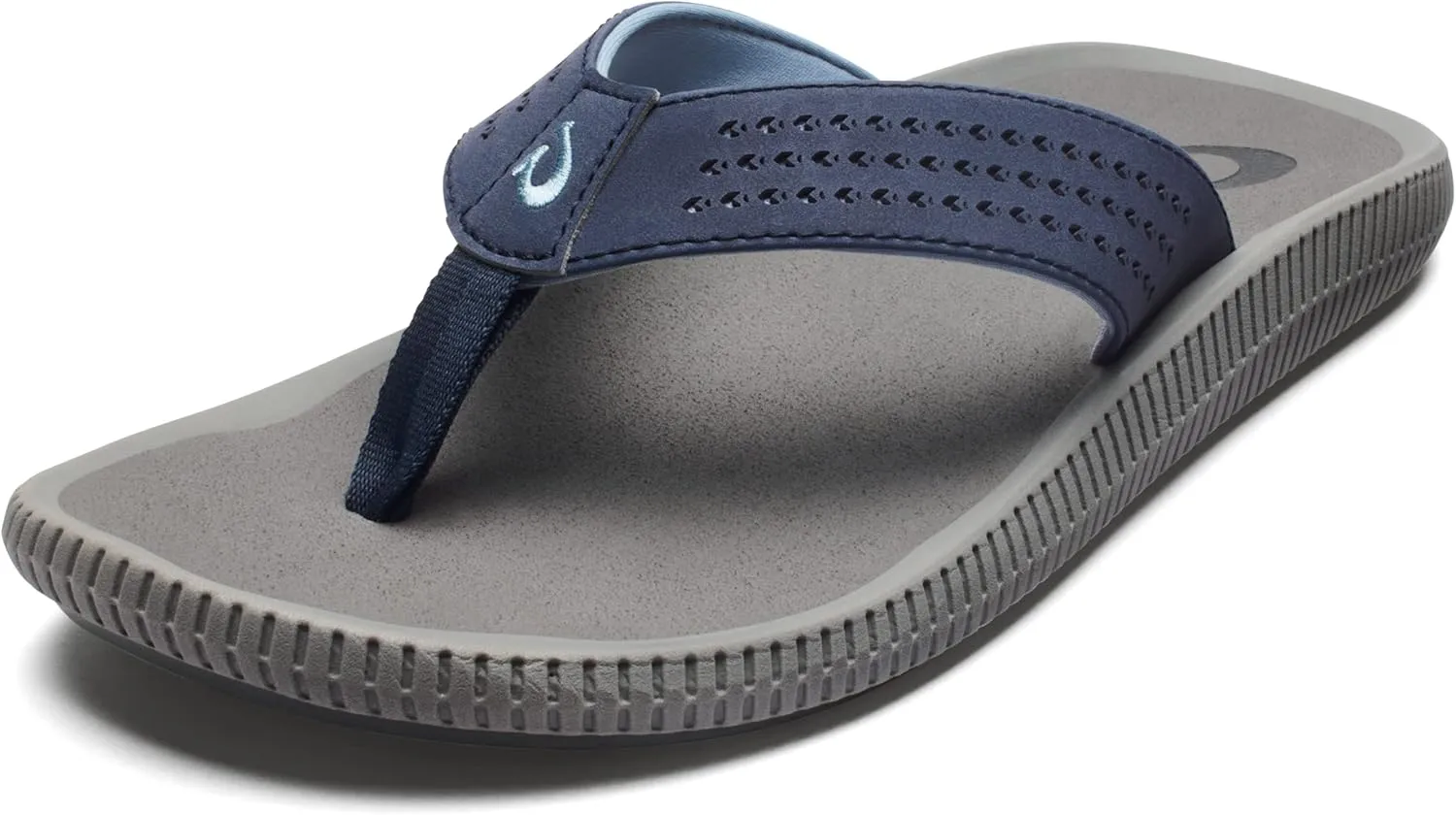 OLUKAI Ulele Men's Beach Sandals, Water Resistant Flip Flops, Arch Support & Comfort Fit, Lightweight & Durable, Enhanced Grip & Traction