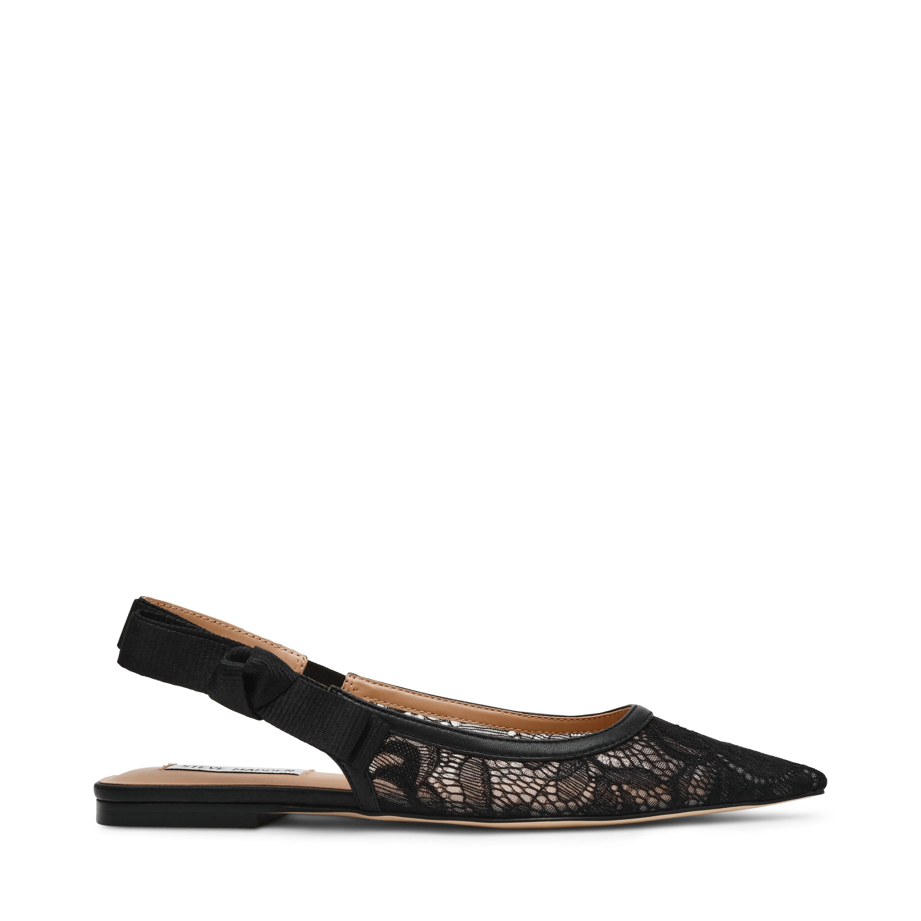 Olyvia-L Flat Shoe BLK LACE