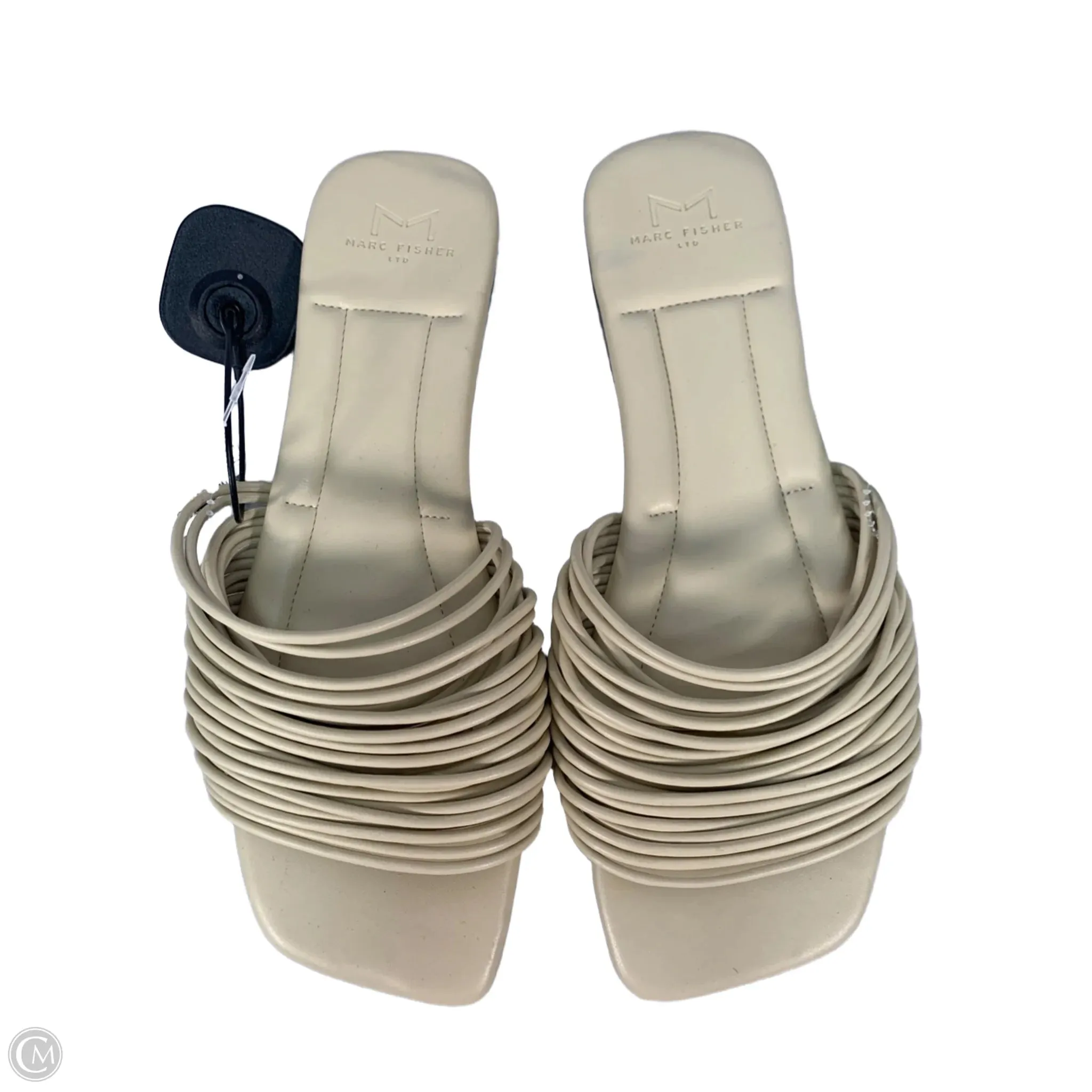 Sandals Flats By Marc Fisher In Cream, Size: 7.5