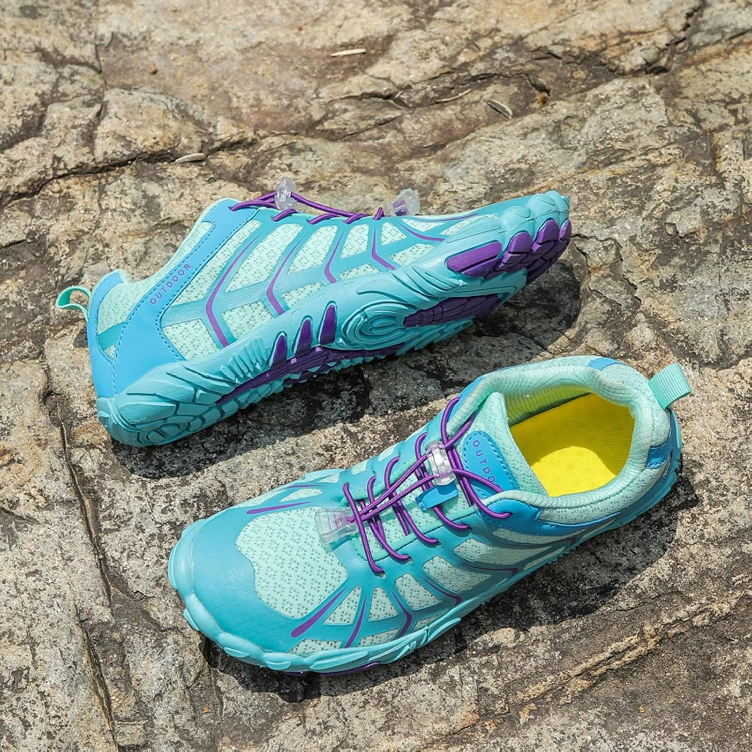 SECHRITE Mens Womens Barefoot Hike Shoes Minimalist Shoes Zero Drop Sole Wide Toe Box Trail Running Workout Footwear