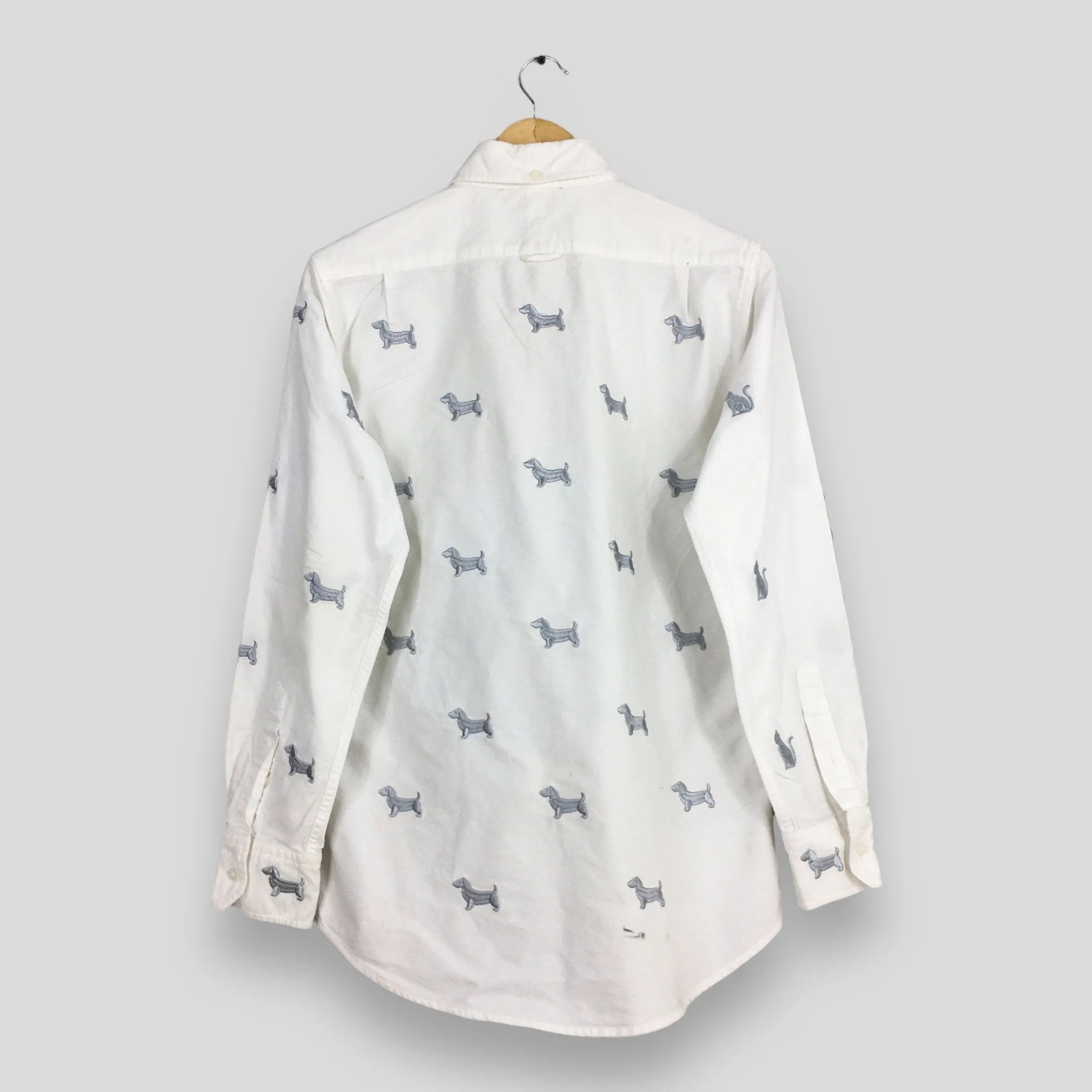 Thom Browne White Oxfords Shirt Medium