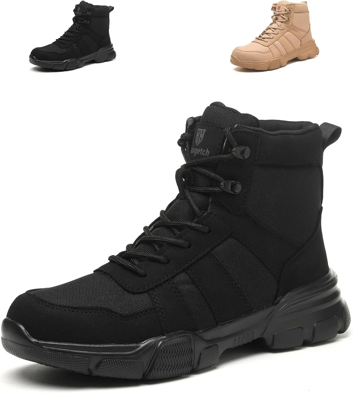 Work Boots Men Women Lightweight Comfortable Steel Toe Boots Non-Slip Safety Boots